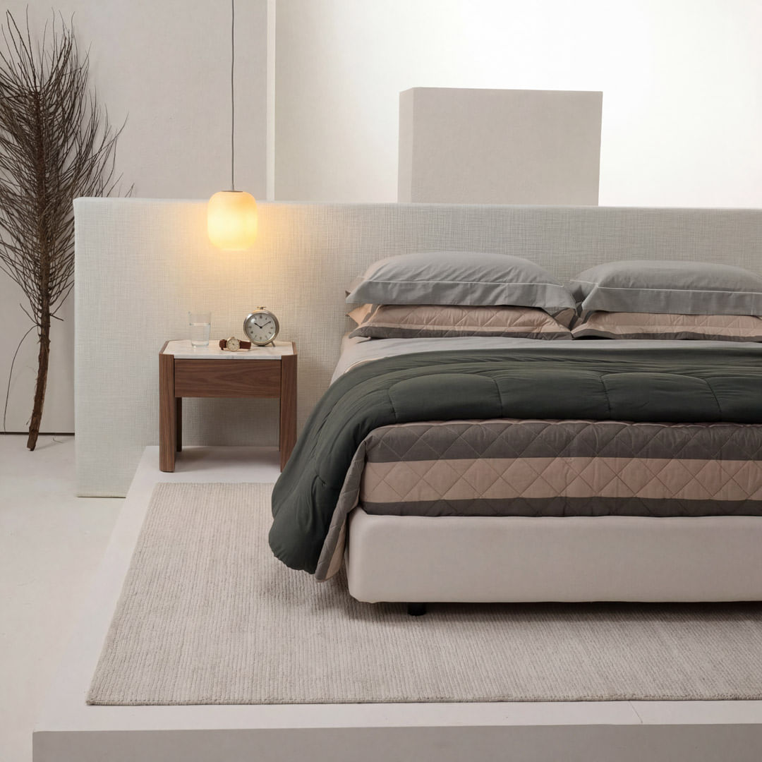 01 07 0085 Edredom de Malha Verde Musgo 001